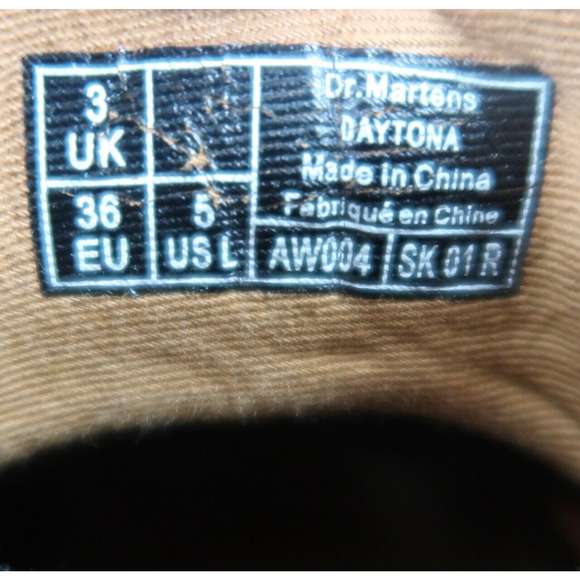 Dr Martens Shoes Womens 5 Boots Daytona Desert Chukka Black Classic Casual Twill - Picture 12 of 14